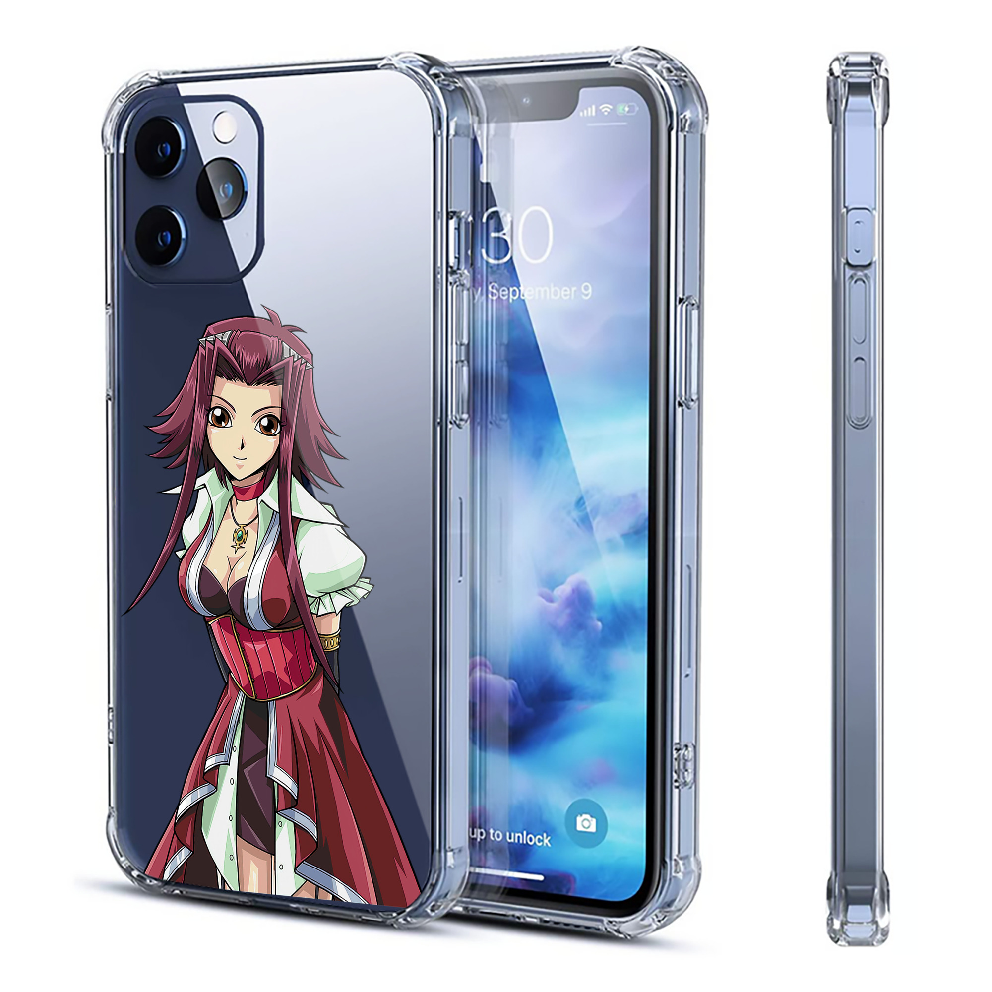 （画像用） 遊☆戯☆王 Yu-Gi-Oh! 【iPhone 12シリーズ対応】透明スマホケース（クリアソフトケース）